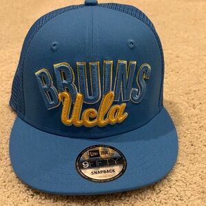New Era Bruins Blue and Gold Snapback Cap